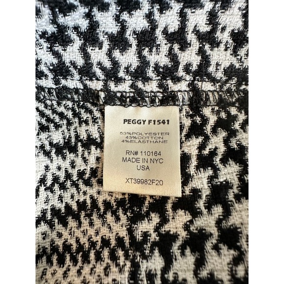 Avenue Montaigne Women’s Peggy Houndstooth Ankle Pull On Pants Sz. 2 - Picture 8 of 9